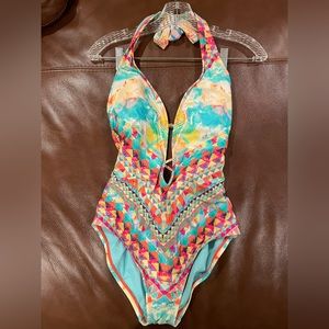 Bar III Multicolor bathing suit $20 OR BEST OFFER. Multi color swim suit